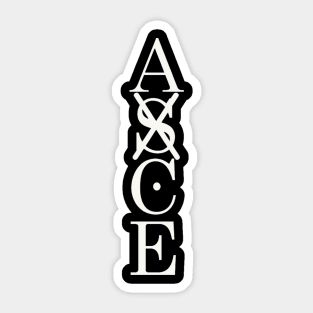 ASCE One Piece Tattoo Sticker